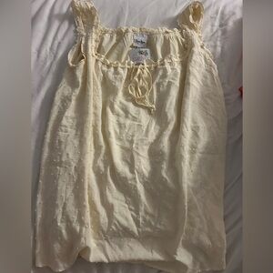 Elegant Cream Midi Skirt